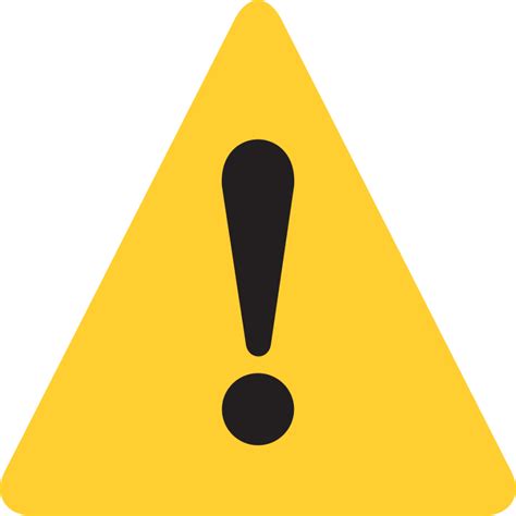 Warning Sign Emoji Download For Free Iconduck
