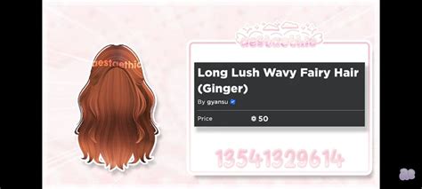 Pin By ️aesthetic Roblox Life ️ ️ On Roblox Ginger Hair Codes In 2023
