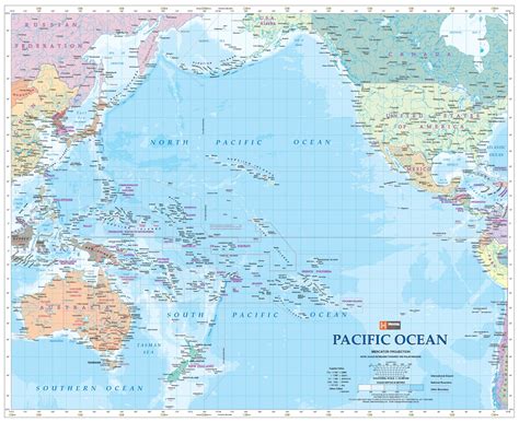 Pacific Ocean Hema Buy Map Of Pacific Ocean Mapworld
