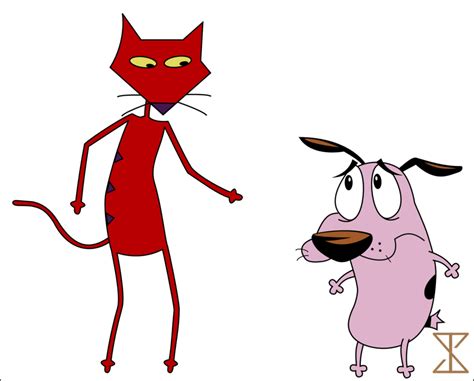 Katz And Courage Courage The Cowardly Dog Photo 34917511 Fanpop