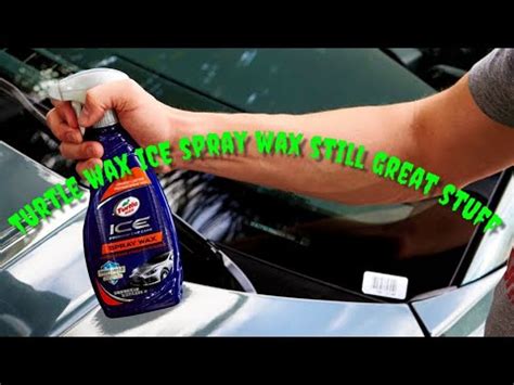 Turtle Wax ICE Spray Wax YouTube