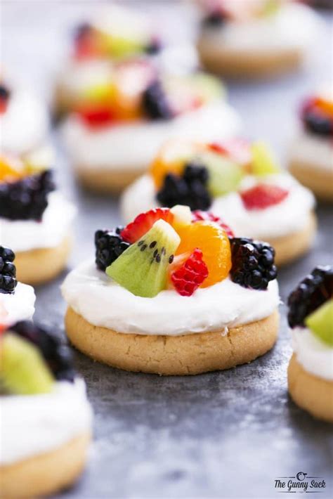 Mini Fruit Pizza Recipe With Video The Gunny Sack