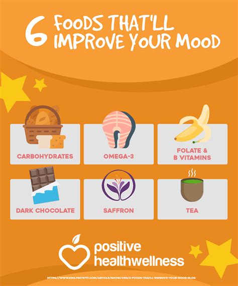 6 Foods Thatll Improve Your Mood Infographic
