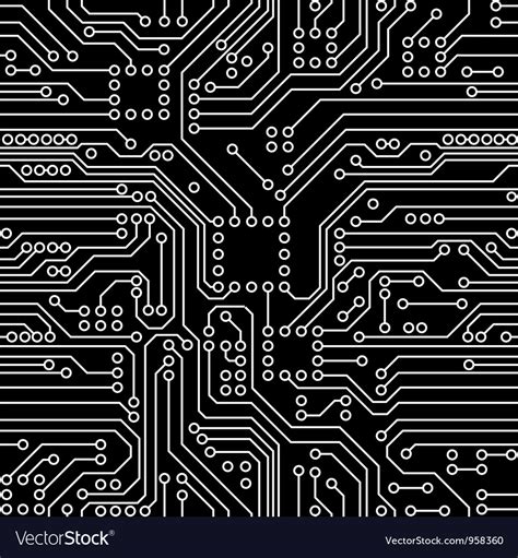 Circuit Board Royalty Free Vector Image Vectorstock