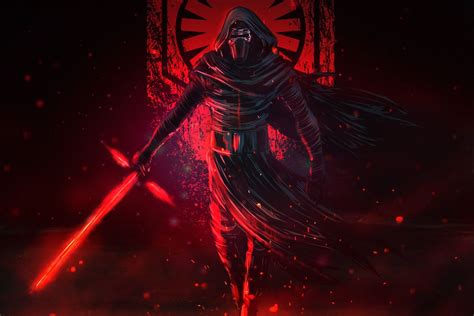 Star Wars Lightsaber Kylo Ren Fondo De Pantalla Y Fondo De Películas