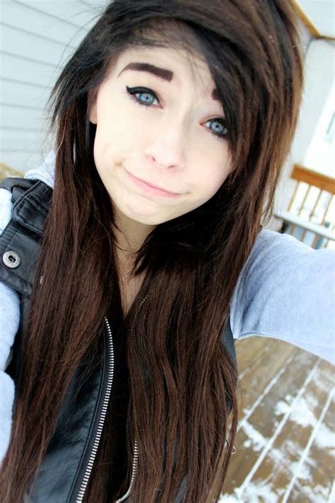 pin by sarah fremont on emo scene hair brown emo hair emo scene hair brown scene hair