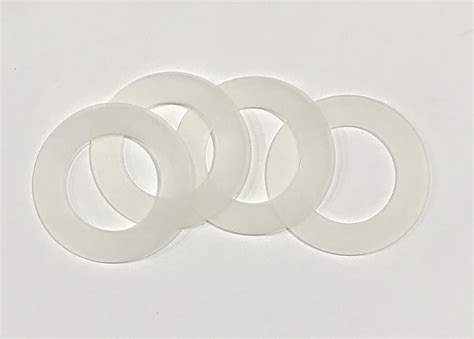 Mm OD Mm ID Pack Of Replacement Clear Silicone Seals NuFlush