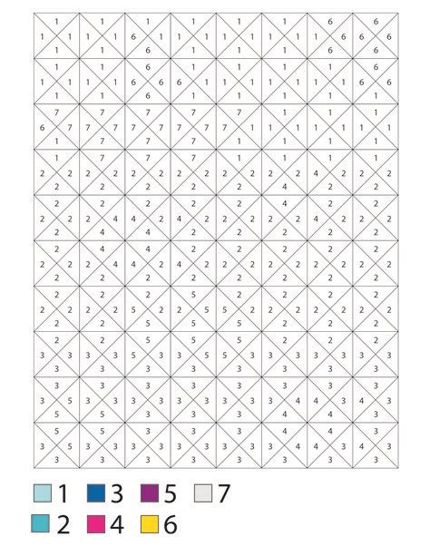 Les coloriages magiques permettent eux de faire réfléchir les enfants en leur demandant de remplir les espaces vides avec de la couleur. Coloriage Adulte Avec Code Couleur Gratuit : Jeux De ...