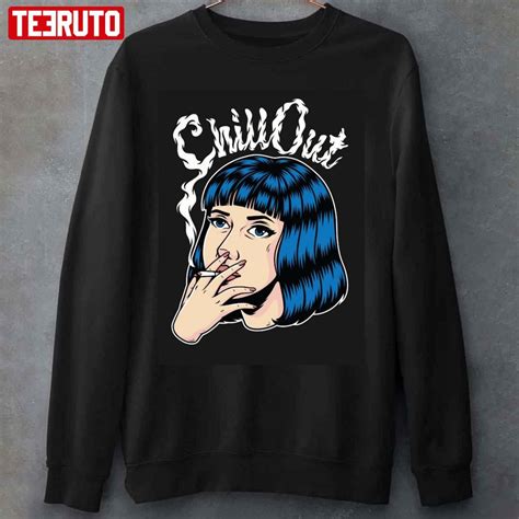 Chill Out Mia Wallace Pulp Fiction Unisex Sweatshirt Teeruto