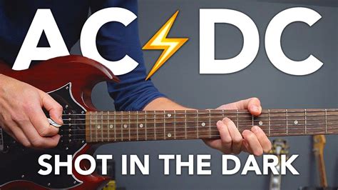Acdc Shot In The Dark Guitar Lesson Tutorial Youtube