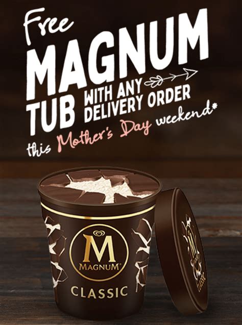 Deal Red Rooster Free Magnum Ice Cream Tub With Share Meal Box