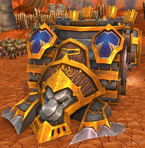 The purpose of this article. 7th Legion Siege Tank - NPC - World of Warcraft