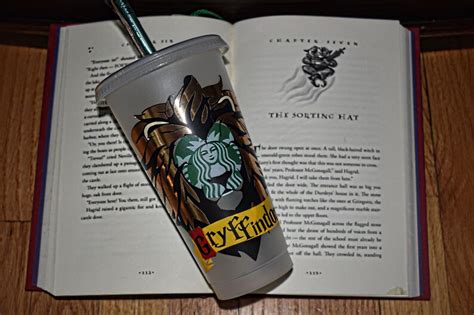 Harry Potter Gryffindor Starbucks Reusable Cup Starbucks Etsy