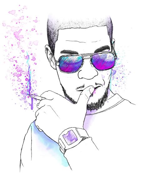 Kid Cudi Watercolor By Mad Jackle On Deviantart