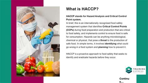 Level 3 Haccp Training Safety Management System Hygienic Food