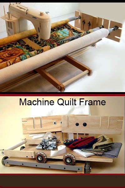 Insert the bottom of the board into the bases you made earlier, so that this gap is situated on top. Machine quilt frames | Quilting frames, Machine quilting, Quilting machine frame