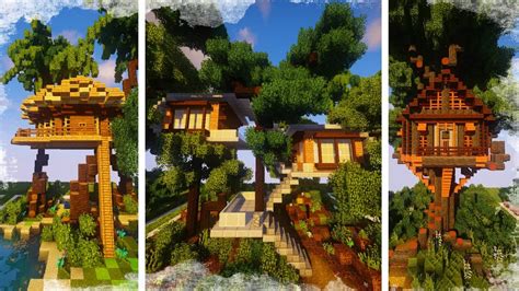 Tree House Design Minecraft 21 Minecraft Tree House Build Ideas And