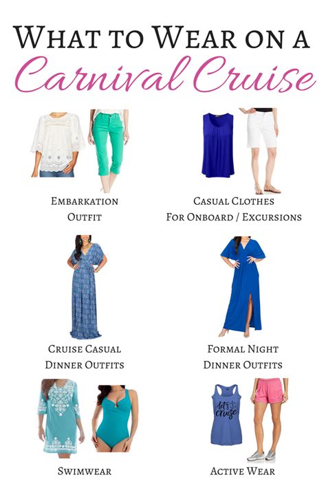 What to Wear on a Carnival Cruise | Packing list for cruise, Cruise outfits carnival, Cruise ...