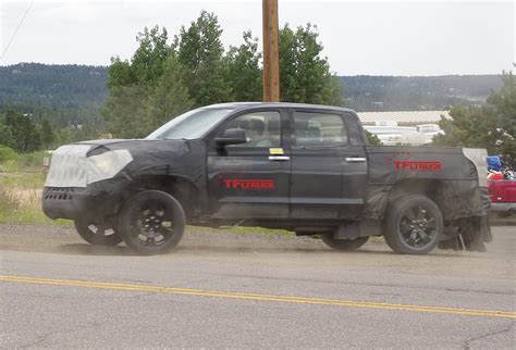 2021 Toyota Tundra Prototypes With Big Grilles And Sport Wheels Spied