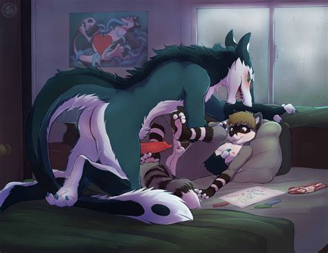 Rule 34 Age Difference All Fours Anthro Bed Bedroom Big Dom Small Sub
