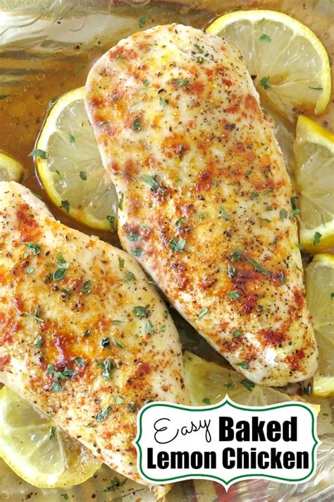 Baked Lemon Pepper Chicken Recipe The Dinner Mom