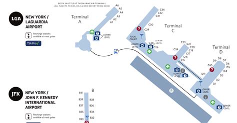 Map Of Laguardia Airport Terminals World Map