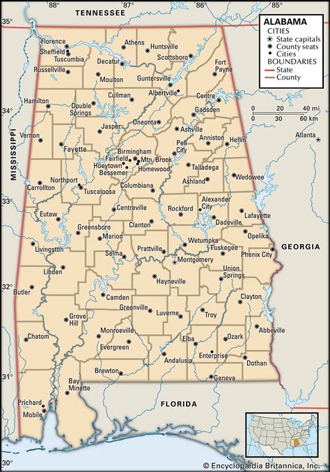 Alabama Flag Facts Maps Capital Cities And Attractions Britannica