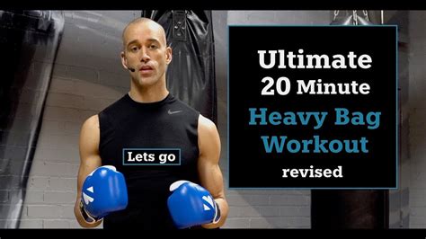 Ultimate 20 Minute Heavy Bag Workout Natebowerfitness Youtube