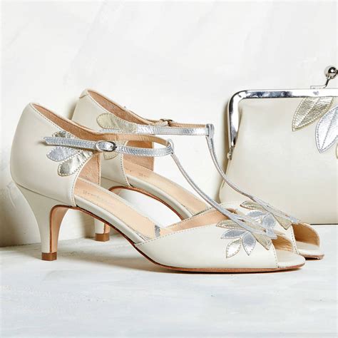 Isla Ivory Leather Wedding Shoes By Rachel Simpson