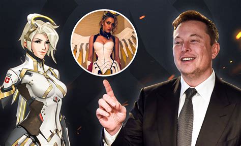Elon Musk Once Had Amber Heard Cosplay As Mercy From Overwatch