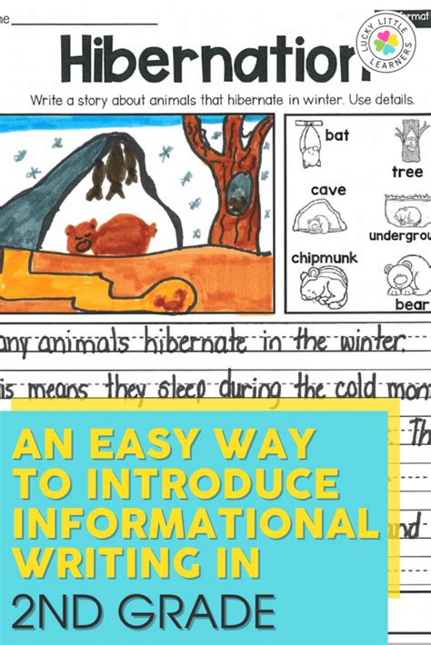An Easy Way To Introduce Informational Writing In 2nd Grade Lucky