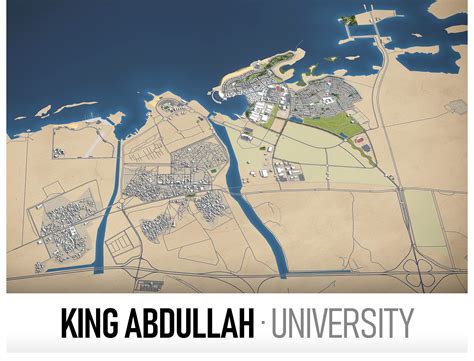3d Model King Abdullah University Vr Ar Low Poly Cgtrader