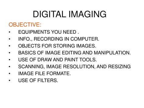 Ppt Digital Imaging Powerpoint Presentation Free Download Id1792860