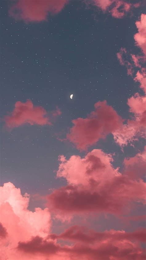 Aesthetic Pink Sky Iphone Wallpaper Wallpaper Hd New