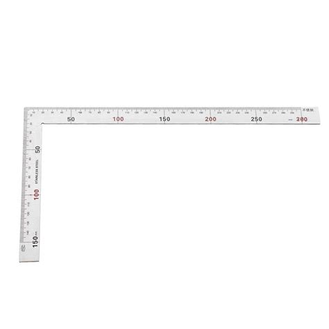 Uxcell L Square 150x300mm Stainless Steel Framing Square 90 Degree