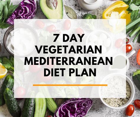 7 Day Mediterranean Diet Meal Plan Printable