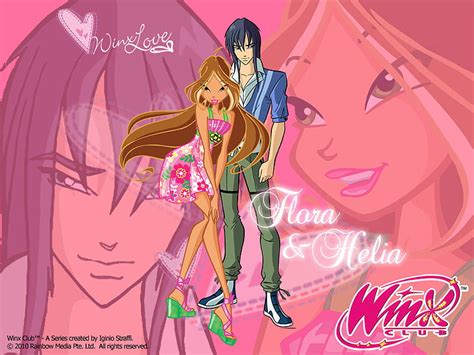 flora y helia winx club helia amor flora fondo de pantalla hd peakpx