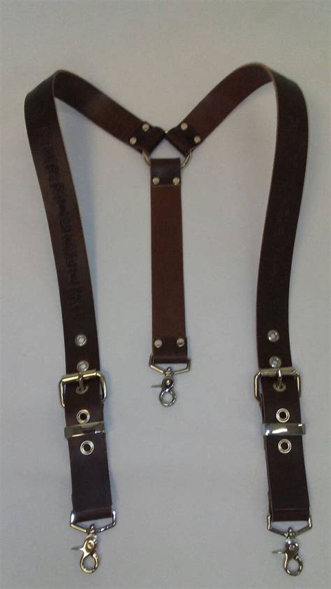 These Suspenders Are Made To Last Heavy Duty Handmade Leather
