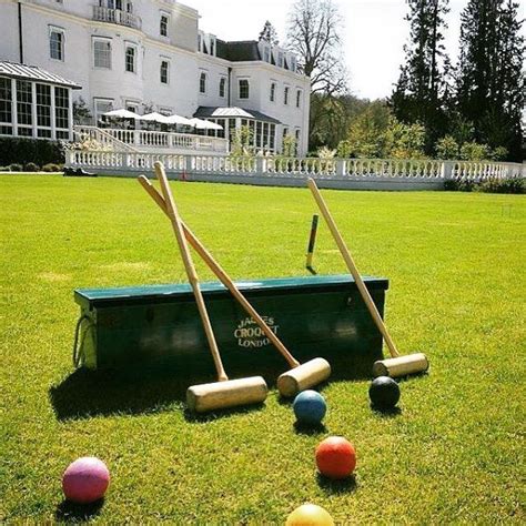 Croquet On The Lawn At Coworth Park One Of Our Favourite British