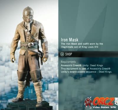 Assassin S Creed Unity Iron Mask Orcz Com The Video Games Wiki