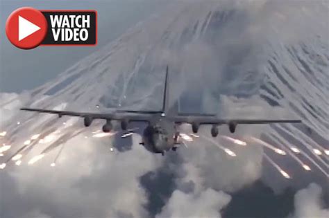 Us Air Force Unleash Angel Of Death From Ac 130 Gunship In Video