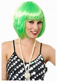 Women's Short Bob Lime Green Wig