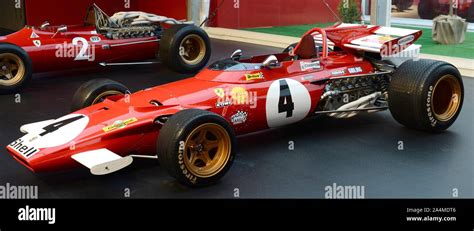 Mugello It October 2017 Vintage Ferrari F1 312 B 1970 Of Clay Regazzoni And Jacky Ickx At