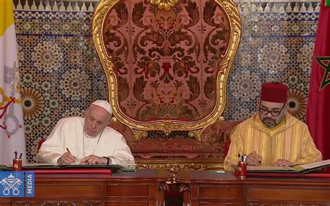 Pope Francis And Moroccan King Sign Joint Appeal For Jerusalem Rome