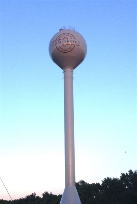 Dorchester Times Update New Village Logo Now On Water Tower