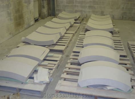 Pool Coping With Lueders Limestone Beige Limestone From United States