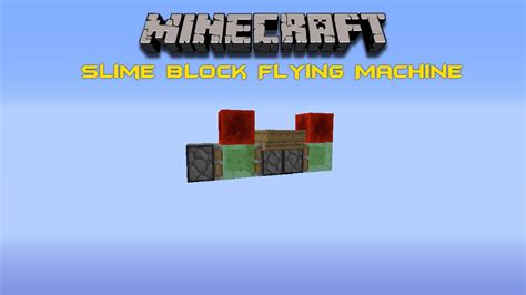 Minecraft Slime Block Flying Machine Minecraft Kit