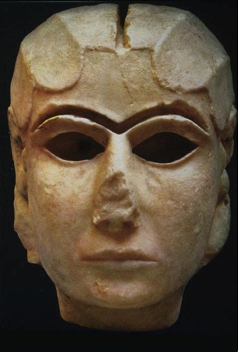 Female Head From Uruk Warka Iraq Ca 3200 3000 BCE Limestone