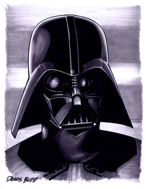 Convention Sketch07darth Vader In Dennis Budds Greyscale Marker