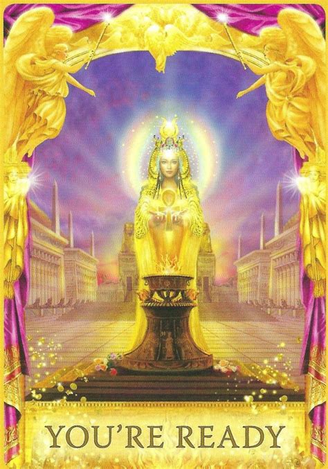 The deck is now broken into three portions; The "you're ready" card from Doreen Virtue and Radleigh Valentine's Angel Answers Oracle deck ...